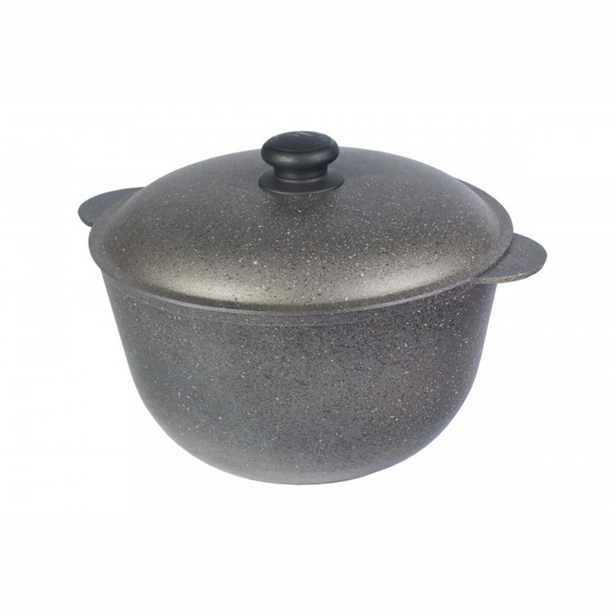 Кастрюля с крышкой Американка 3 л (ГА03) Силумин сковорода литая wok lex samaria с а пр покрытием диаметр 28 см