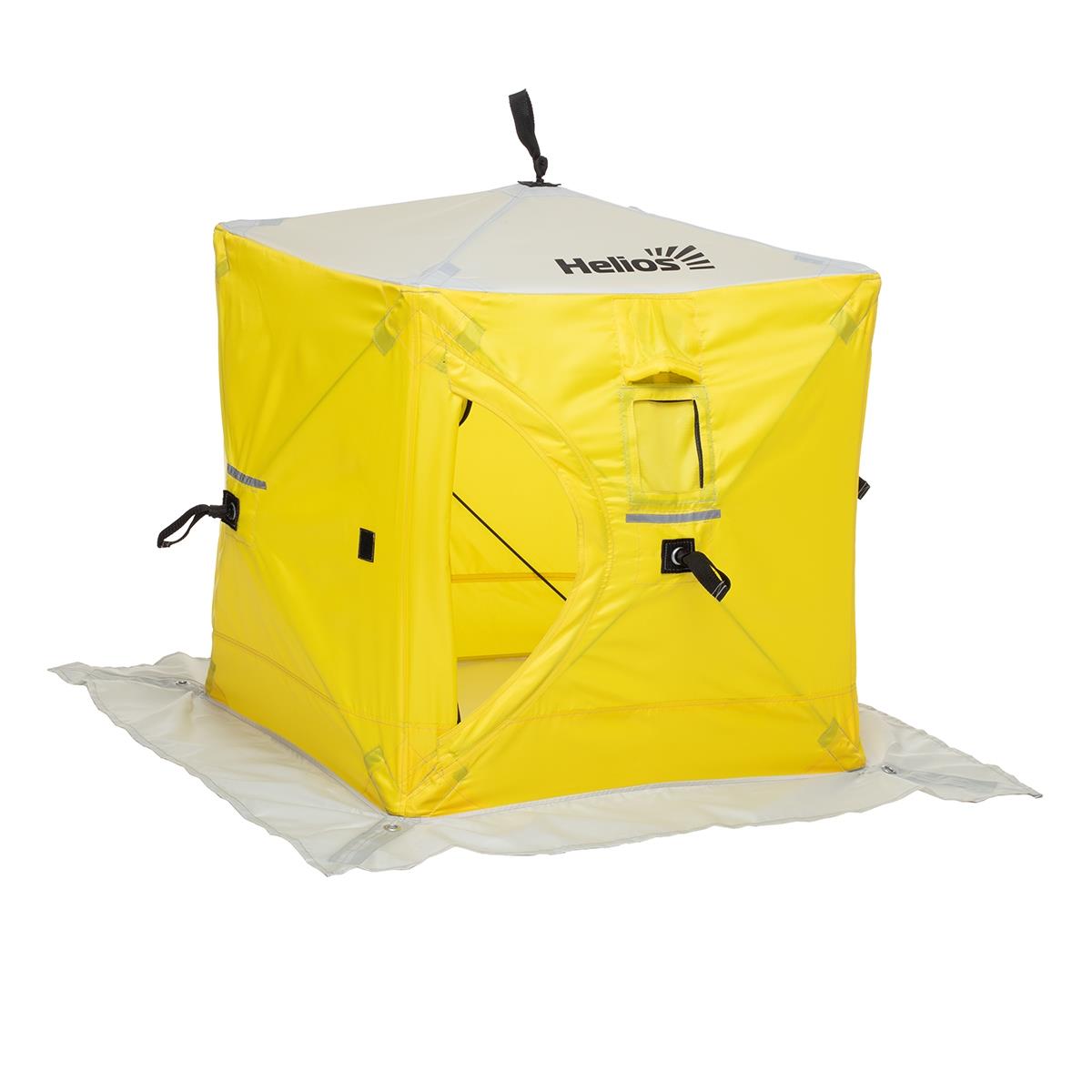 Мини палатка yellow/gray Helios палатка игровая с туннелем 272х92х96 см тм наша игрушка