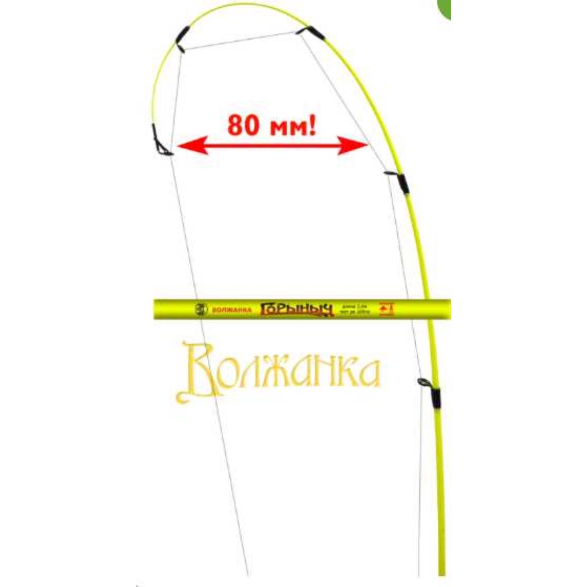 Удилище универсальное Волжанка Горыныч 2,1 м (2 секции) тест до 200 гр 090-0036