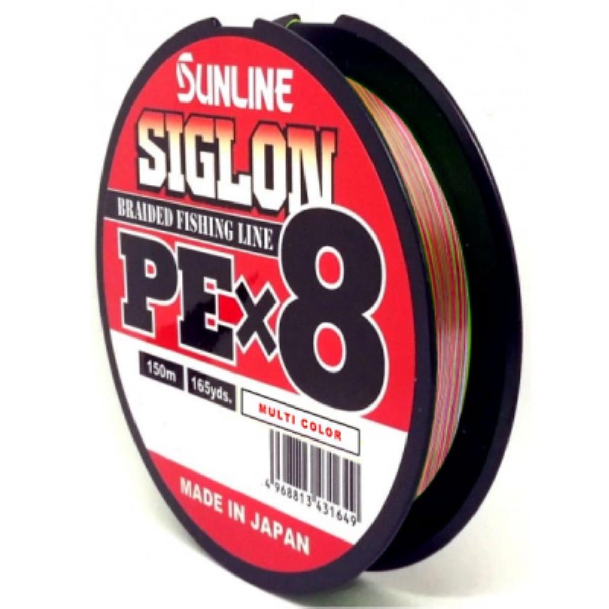

Шнур SIGLON PE×8 150M (Multikolor 5C) Sunline, SIGLON PE×8 150M(Multicolor 5C) #0.6/10LB