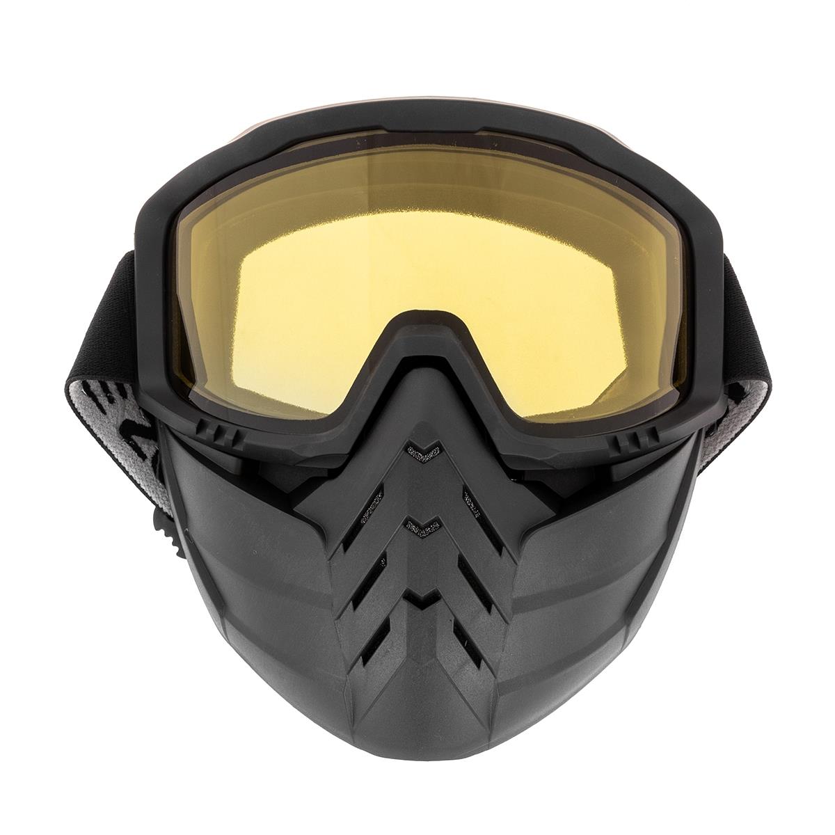 Маска снегоходная HS-MT-012-Y-2 Helios очки маска для езды на мототехнике стекло тонированое хамелеон ом 2