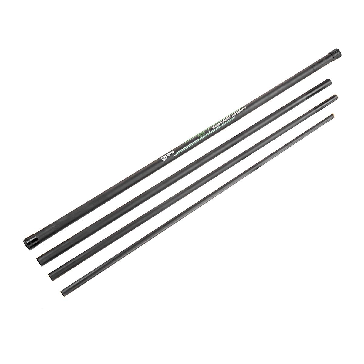 Ручка для подсачека штекерная карбон 4м (HS-RP-SH-С-4) Helios корнеудалитель длина 58 см деревянная ручка