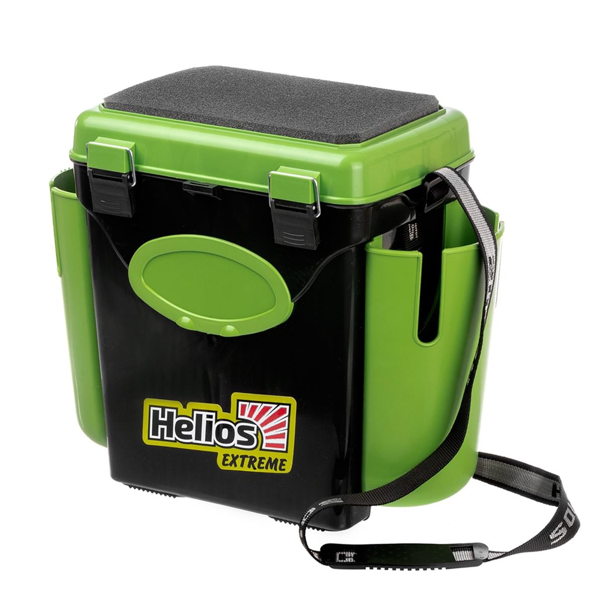 Ящик FishBox односекционный 10л зеленый Helios пластиковый ящик стелла техник v 1 к6 серый 172х102х75мм комплект 6 штук