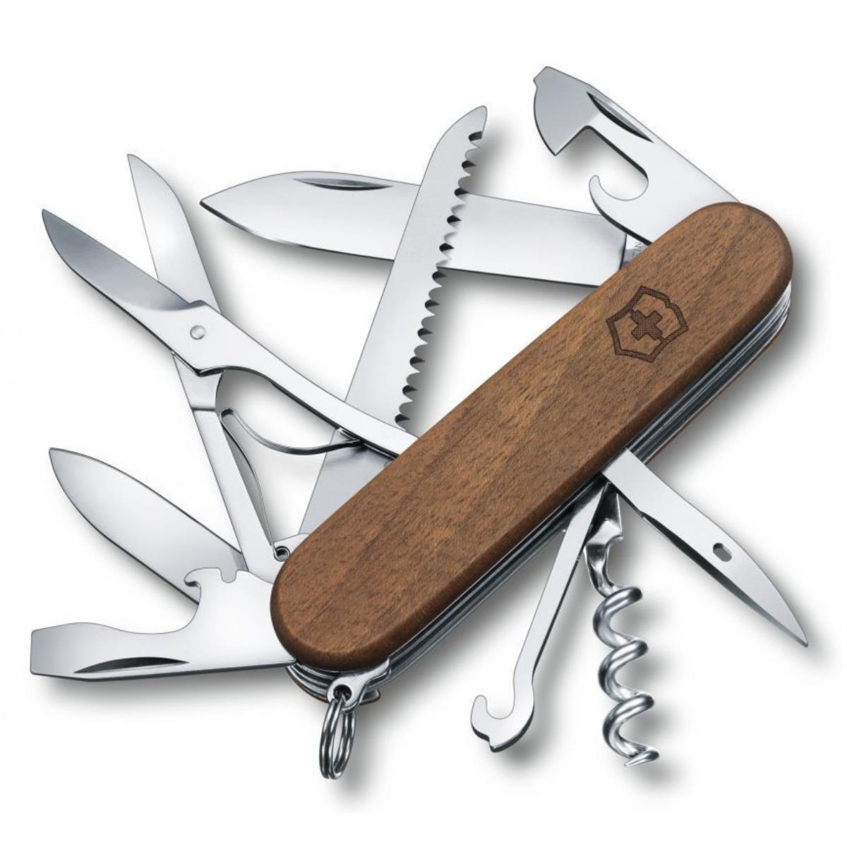 Нож 1.3711.63 Huntsman Wood VICTORINOX ножницы универсальные скошенное лезвие 4