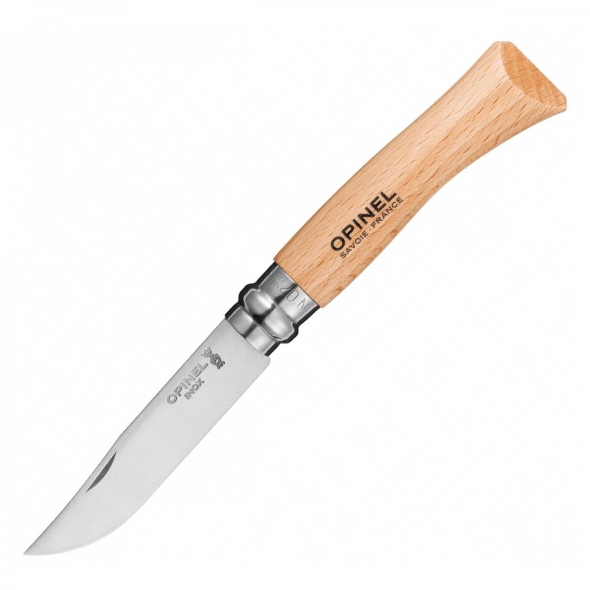

Нож №7 VRI Tradition Inox (нерж.сталь, рукоять бук, длина клинка 8 см) (0006937) OPINEL, 0006937