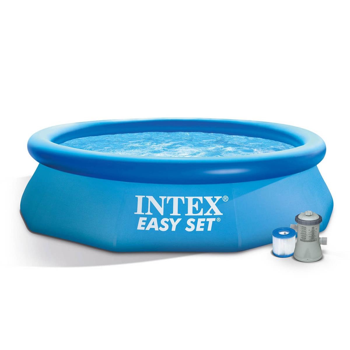 Бассейн Easy Set 3,05 х 0,76 м + фильтр-насос 220 В (28122) INTEX бассейн easy set intex 366х76 см