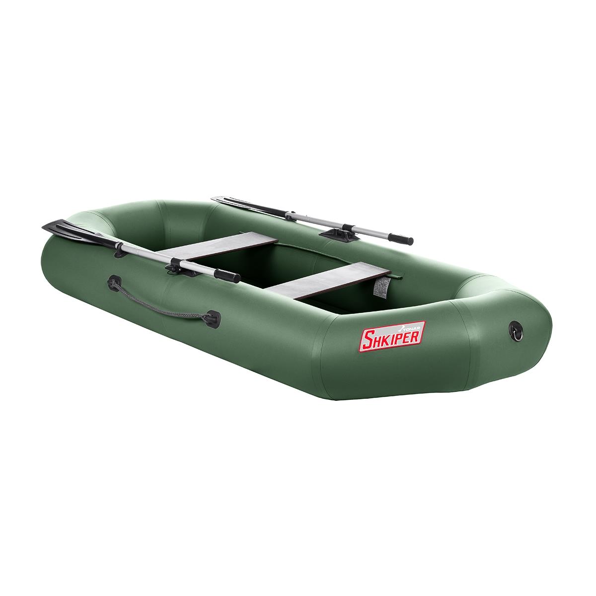 Лодка Шкипер 280 (зеленый) Тонар насос ножной cartage с манометром 2 цилиндра