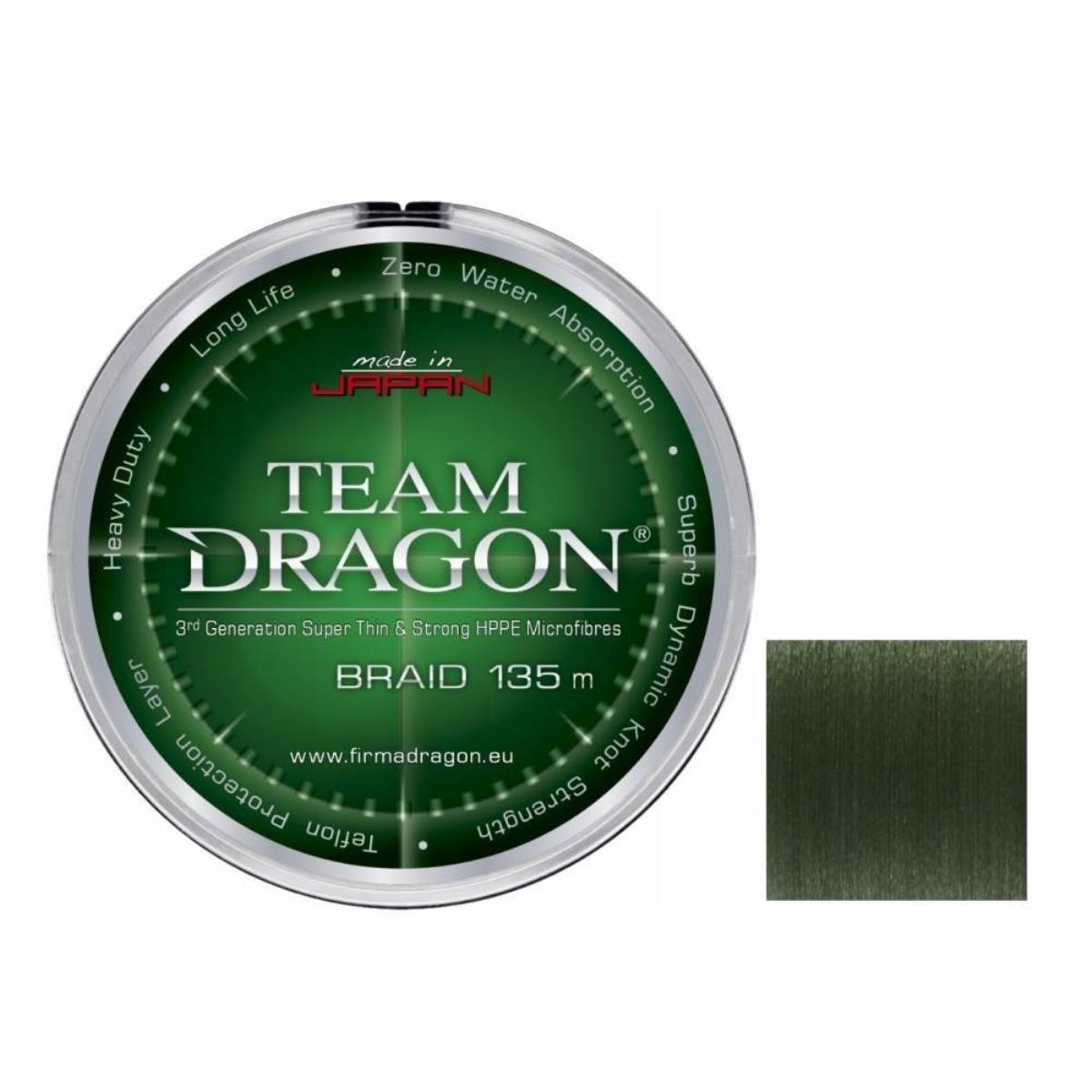 Шнур Team Dragon v.2 135 м Green greenfield гринфилд flying dragon 100пак