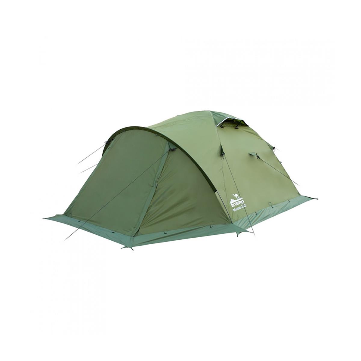 Палатка MOUNTAIN 2 V2 зеленый (TRT-22) Tramp полусфера bosu гимнастическая 46 х 20 см с насосом серый
