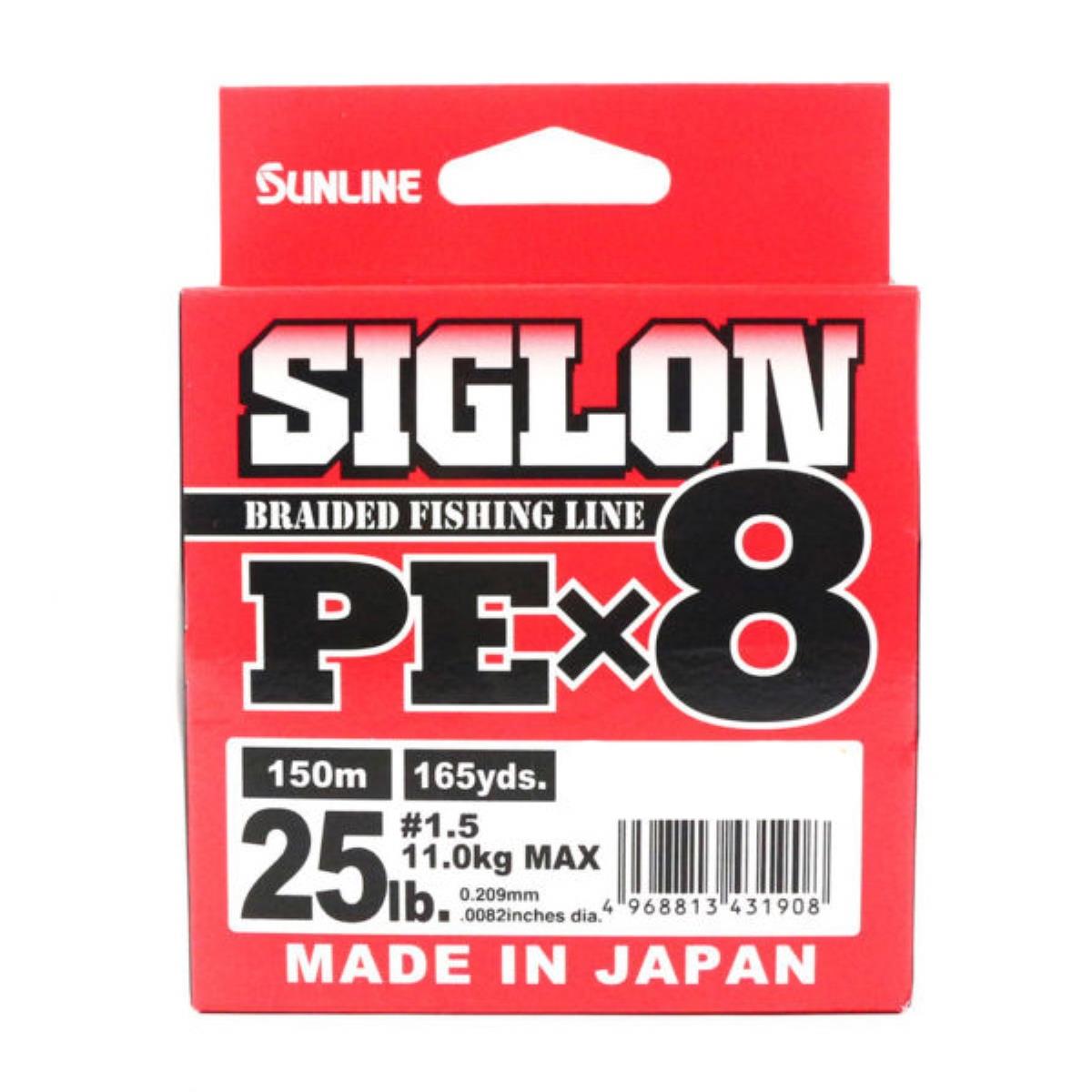 

Шнур SIGLON PE×8 150M (Light Green) Sunline
