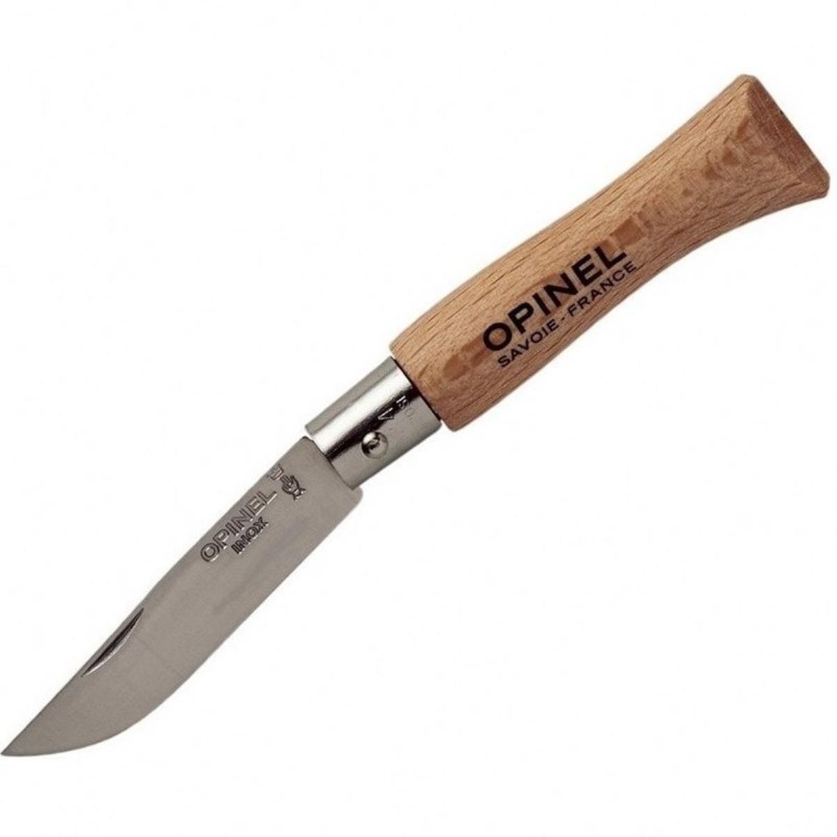 Нож №4 VRI Tradition Inox (нерж. сталь, рукоять бук, длина клинка 5 см) (1210401) OPINEL складной нож boker nori damast сталь дамаск рукоять титан