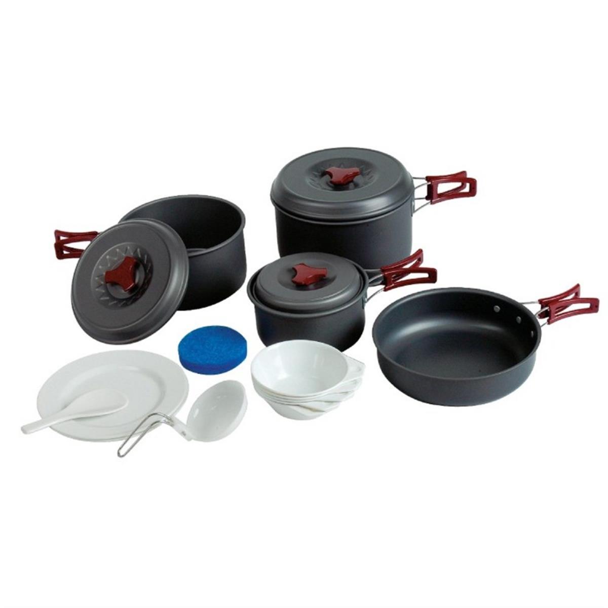 Набор посуды 4-5 перс.(TRC-026) Tramp металлическая губка для мытья посуды bikson