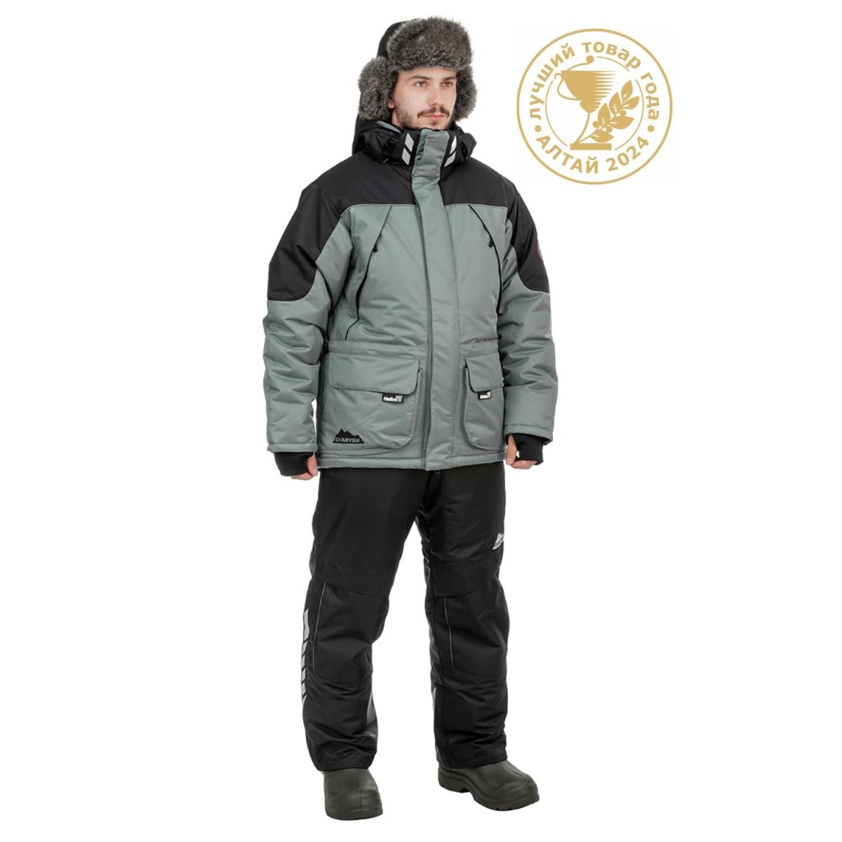 

Костюм зимний рыболовный Чарыш Pro Helios, T-KSCP-4XL-58/182-LG