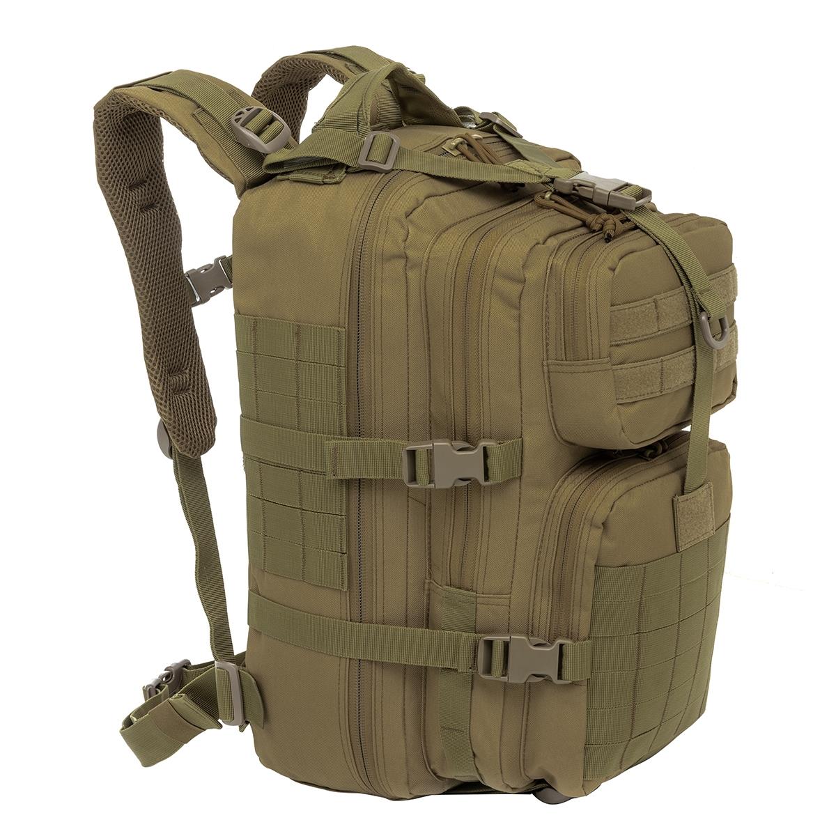 Рюкзак тактический (HS-ZD11-C) Helios рюкзак на молнии 3 наружных кармана серый