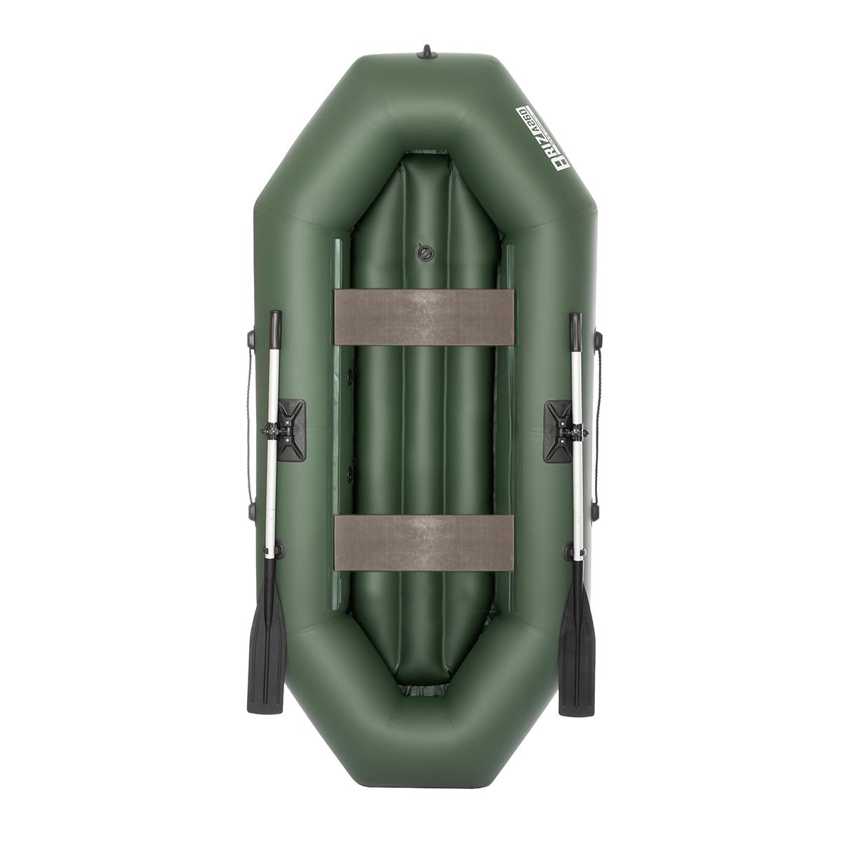 Лодка Бриз А260 (надувное дно, зеленый) Тонар
