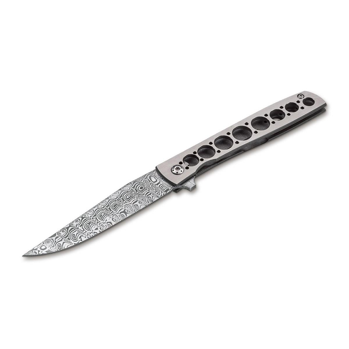 Нож  складной BK01BO739DAM Urban Trapper Damasteel, титановая рук-ть, дамаск Boker