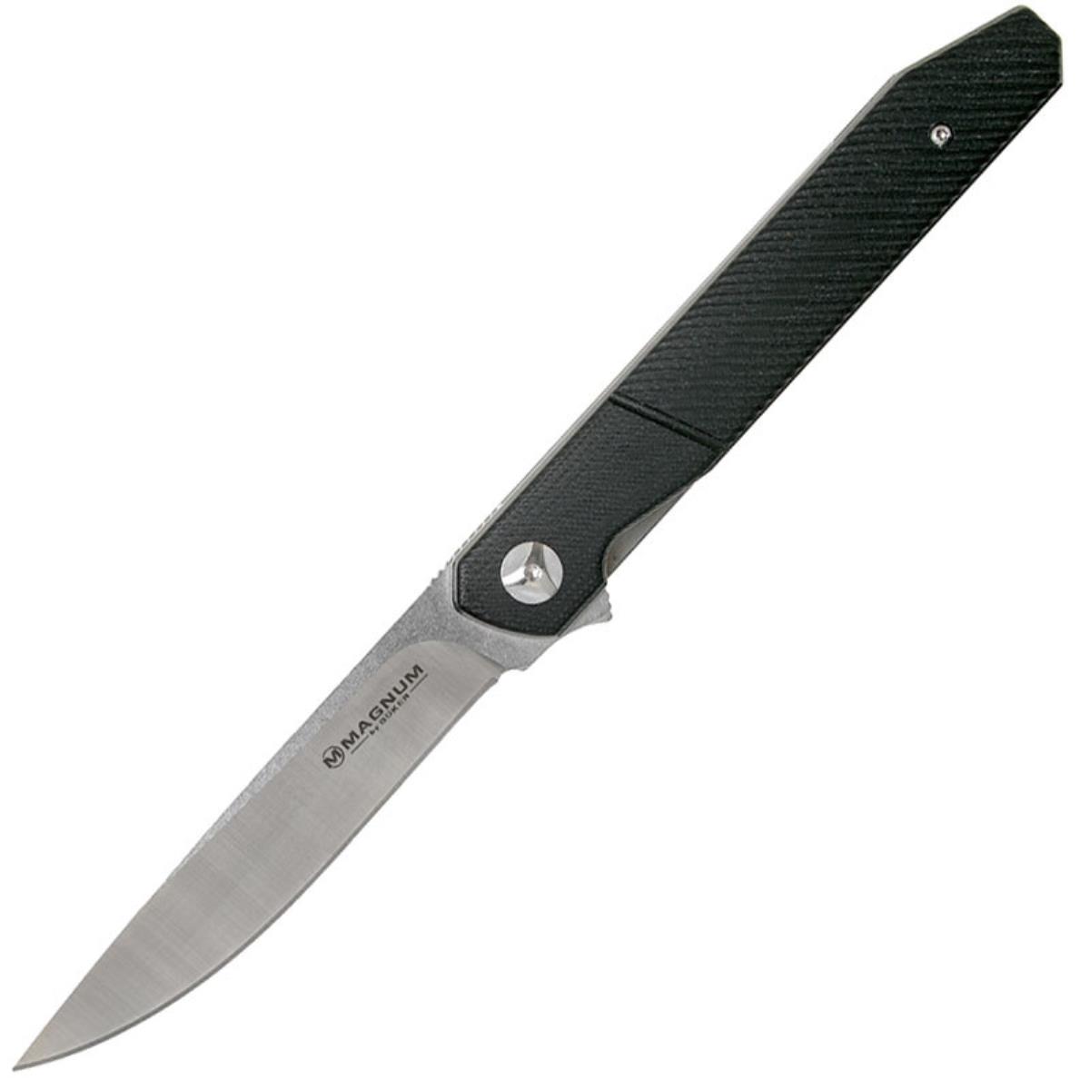 

Нож складн., черная рук-ть G10, сталь 440A BK01SC060 Miyu Boker, BK01SC060