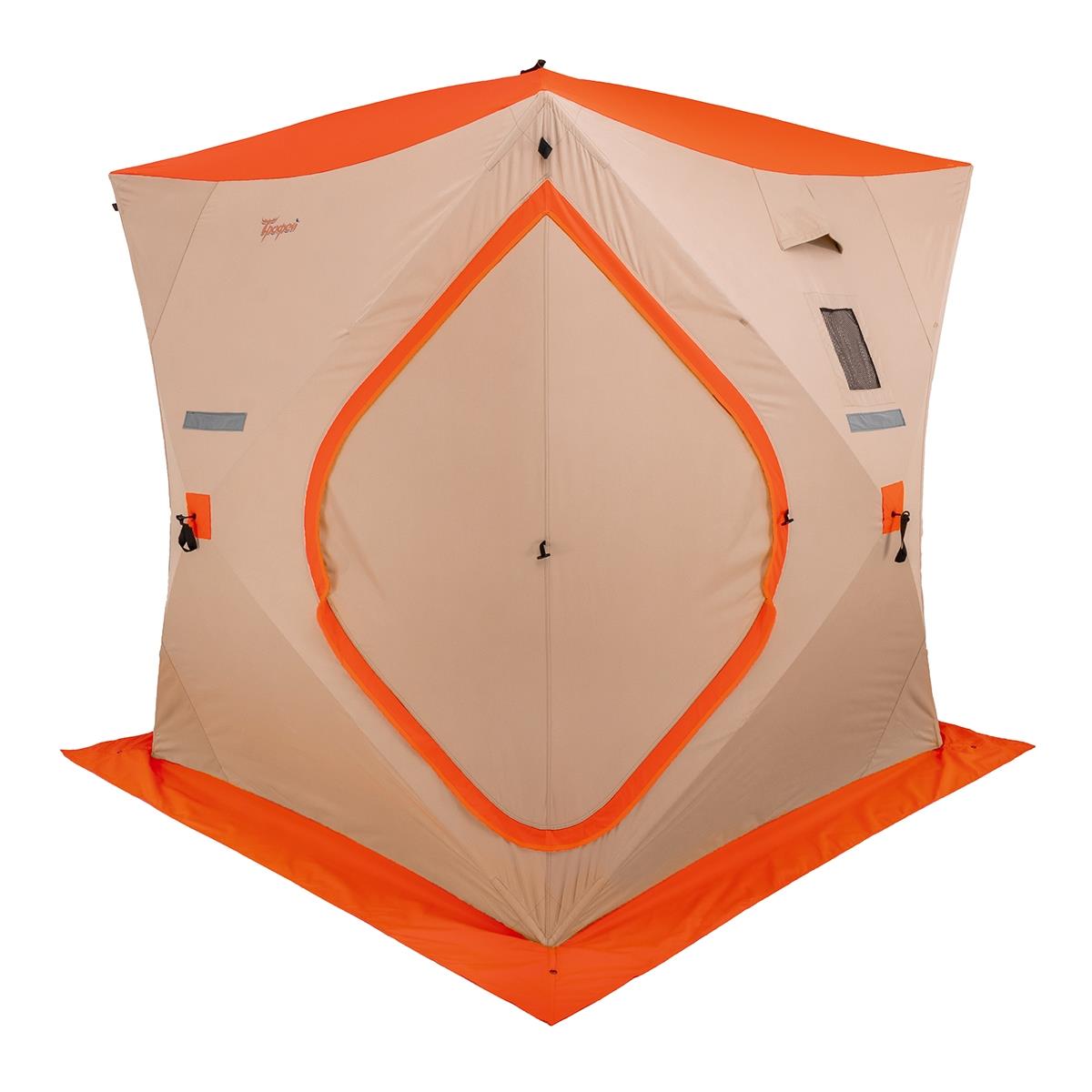 Палатка зимняя Куб 2.0х2.0 (T-412-L) ТРОФЕЙ рюкзак для переноски животных с окном для обзора 32 х 25 х 42 см фиолетовый