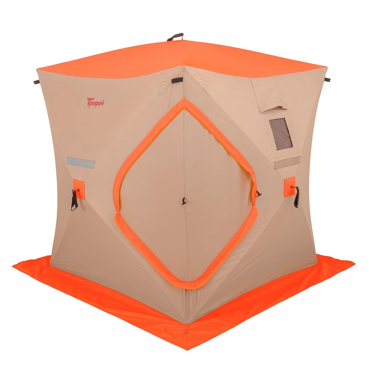 Палатка зимняя Куб 1,5х1,5 (T-412-S) ТРОФЕЙ палатка зонт для зимней рыбалки кедр 3 pz 02
