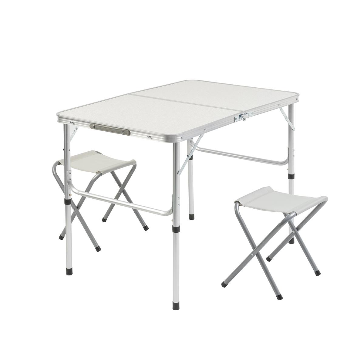 Набор мебели, стол + 2 табурета (PR-FX8812-F) обеденный комплект мебели ludwig fiona серый