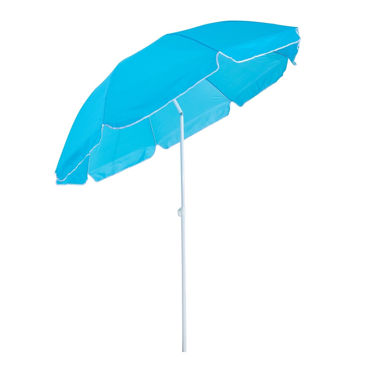 Зонт пляжный d 2,00м с наклоном голубой (22/25/170Т) NA-200N-B Nisus