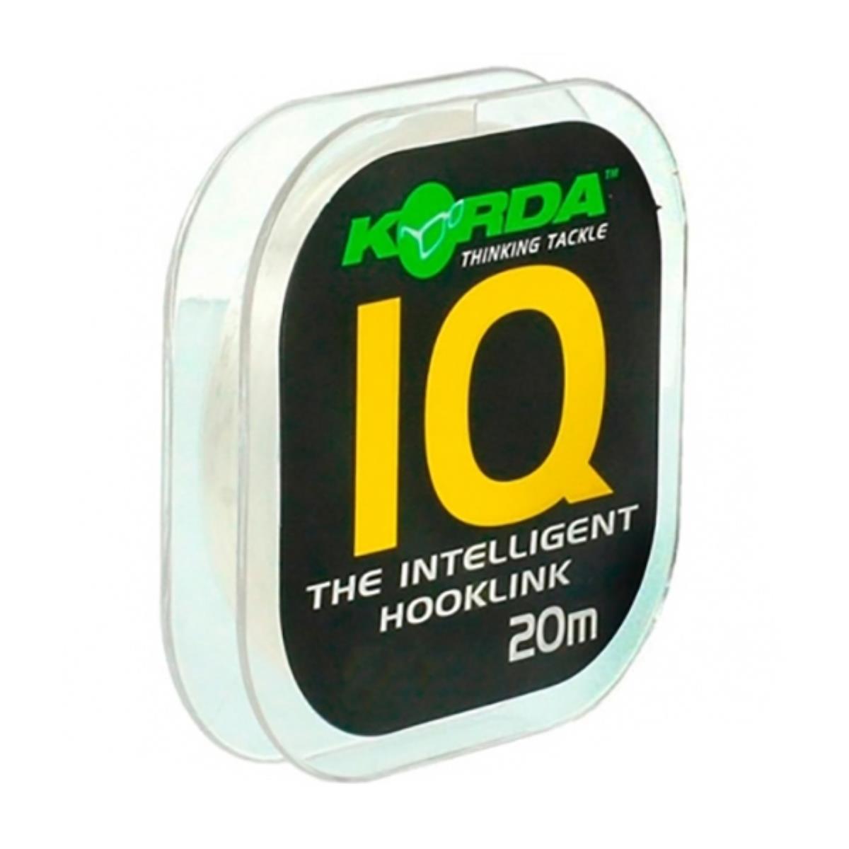 Поводковый материал IQ The Intelligent Hooklink 10 lb Korda intelligent arlight релейный модуль knx 704 sw16 din bus 4x16a arlight