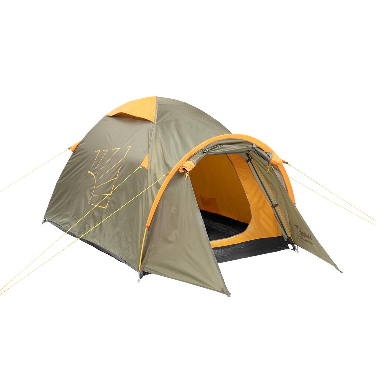Палатка треккинговая MUSSON-2 (HS-2366-2 GO) Helios кемпинговая палатка woodland