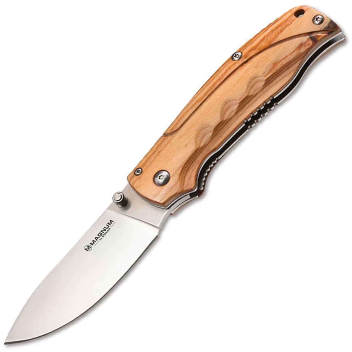 

Нож складной рукоять дерево, сталь 440B BK01MB700 Pakka Hunter Boker, BK01MB700