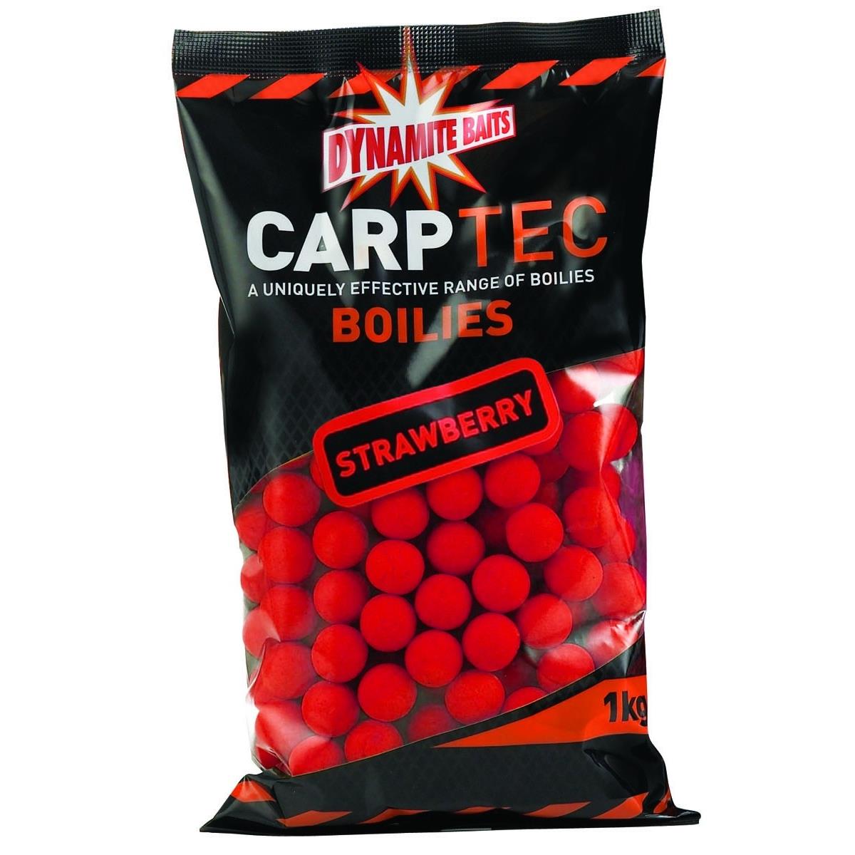 

Бойли тонущие, 1кг Strawberry CarpTec DYNAMITE BAITS, DY1166