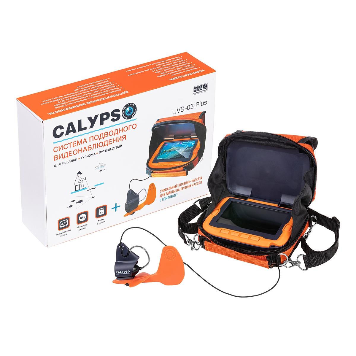 Подводная видеокамера CALYPSO UVS-03 PLUS (FDV-1113) карта памяти kingston canvas select plus microsd 128gb class 10
