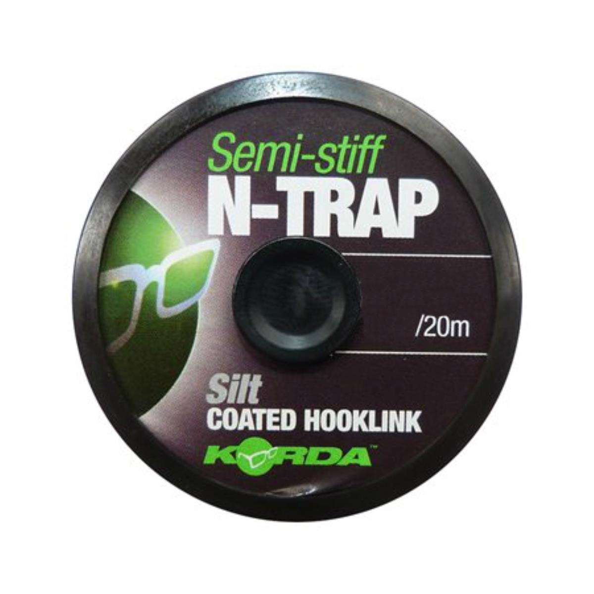 

Поводковый материал N Trap Semi Silt 30lb Korda, KNT24