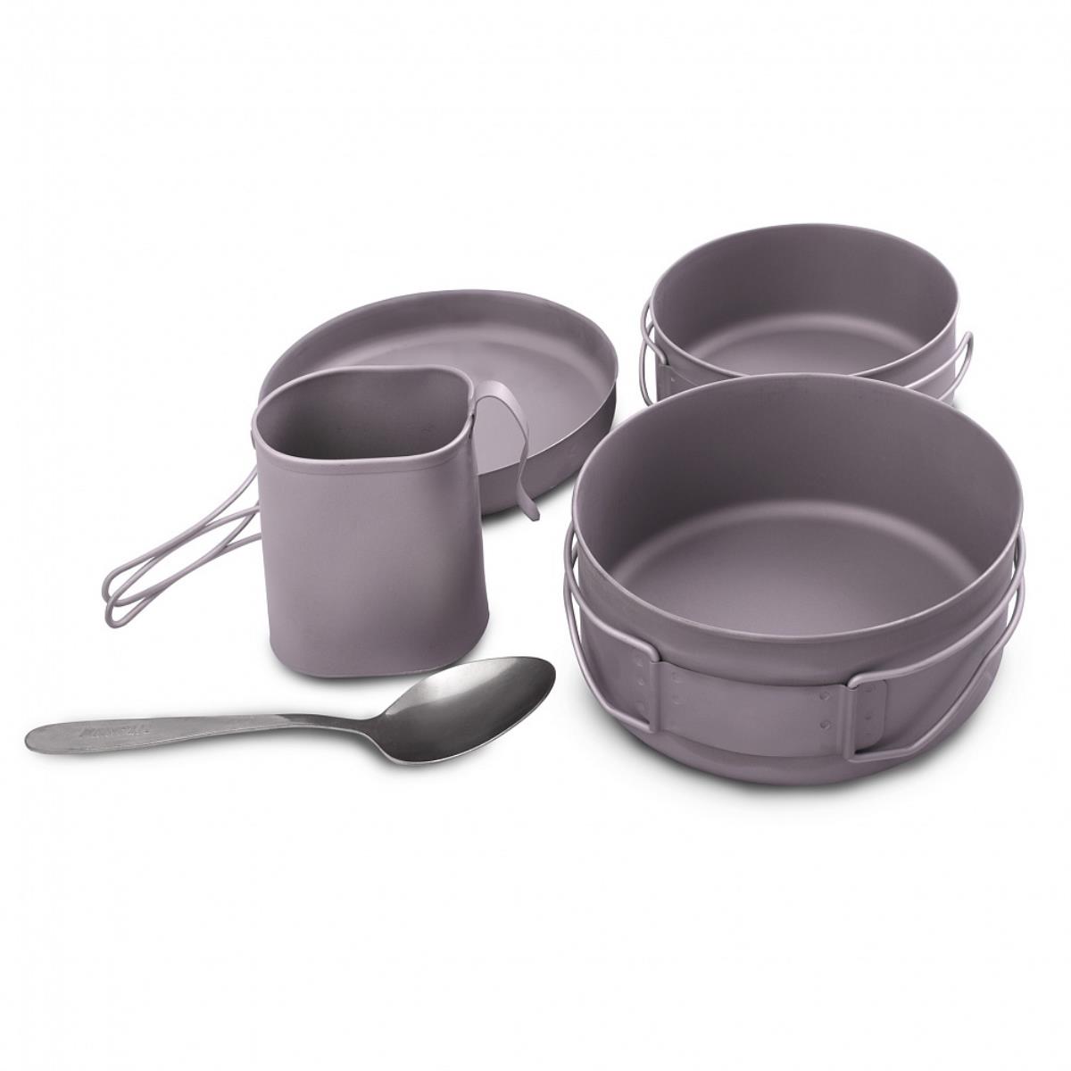 Набор посуды для офицера, титан Роза ветров