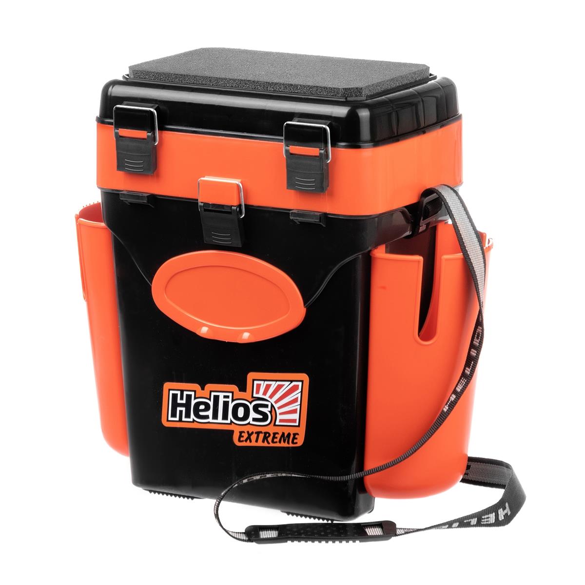Ящик FishBox двухсекционный 10л оранжевый Helios универсальный ящик для хранения вещей рыжий кот
