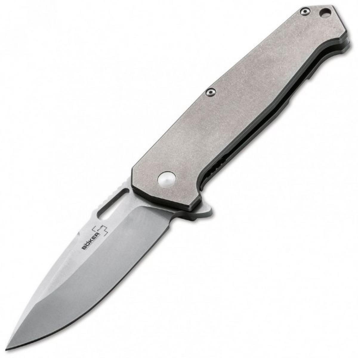 Нож склад. серая рук-ть титан, сталь VG-10 BK01BO775 Hitman Titan Boker нож фиксированный финка т сталь aus8