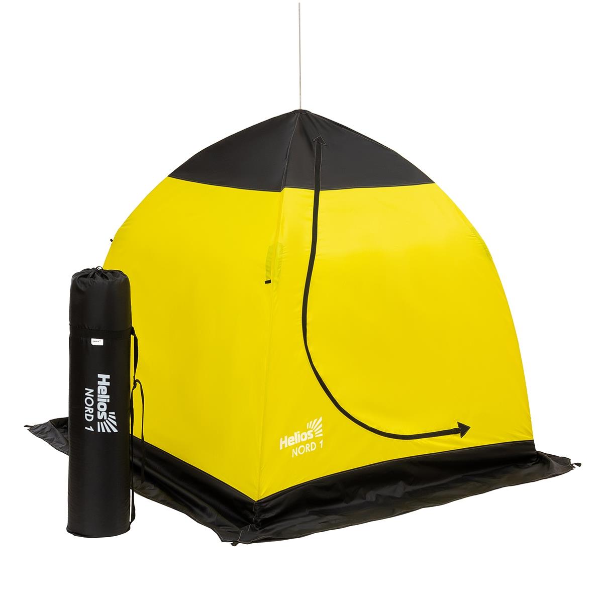 Палатка-зонт 1-местная NORD-1 четырехлучевая с дышащим верхом Helios