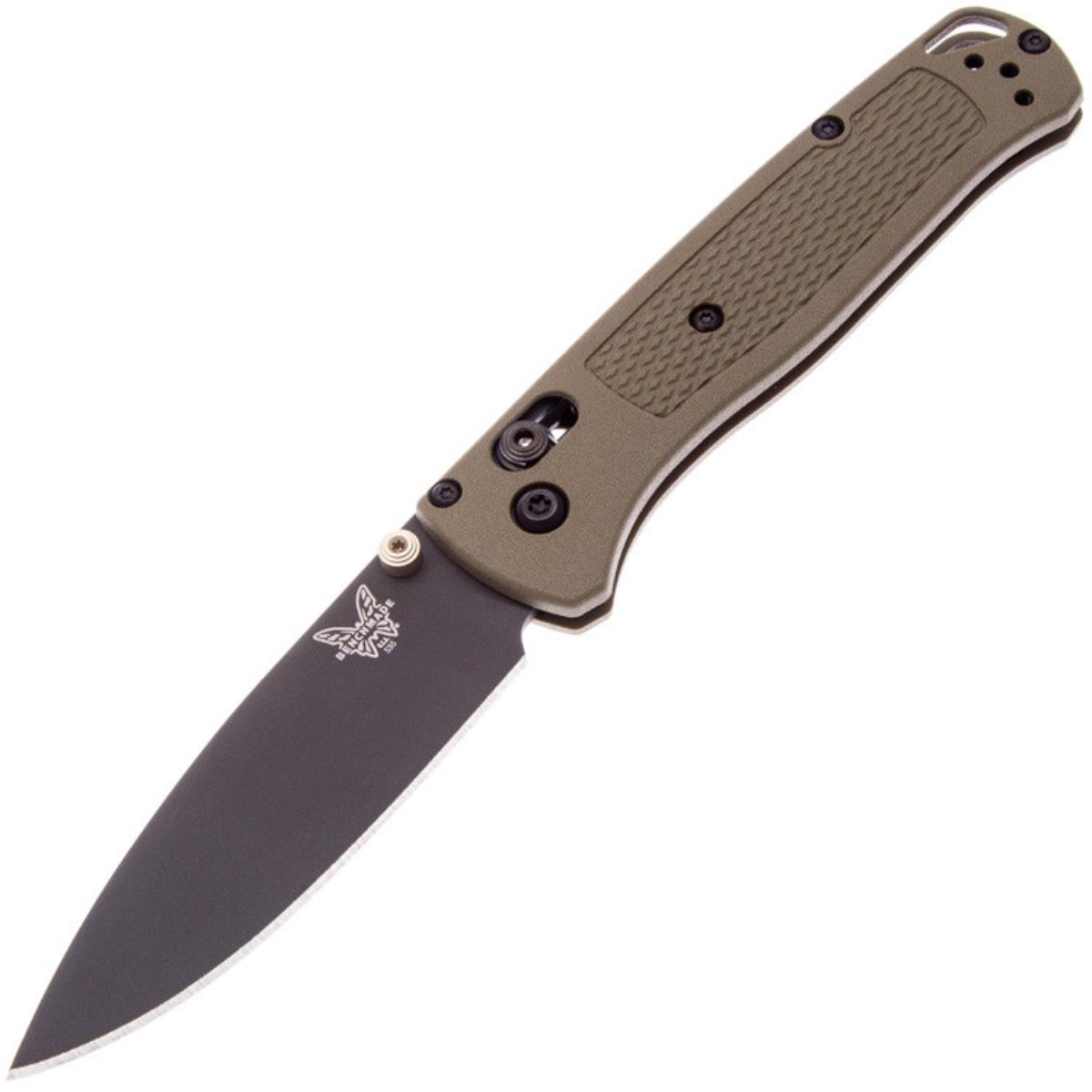 

Нож складной, рук-ть оливк. нейлон, сталь S30V BM535GRY-1 Bugout Benchmade, BM535GRY-1