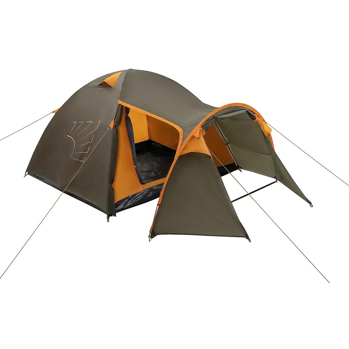 Палатка туристическая 4-х местная PASSAT-4 (HS-2368-4 GO) Helios палатка trimm trekking frontier песочный 2 1 44127
