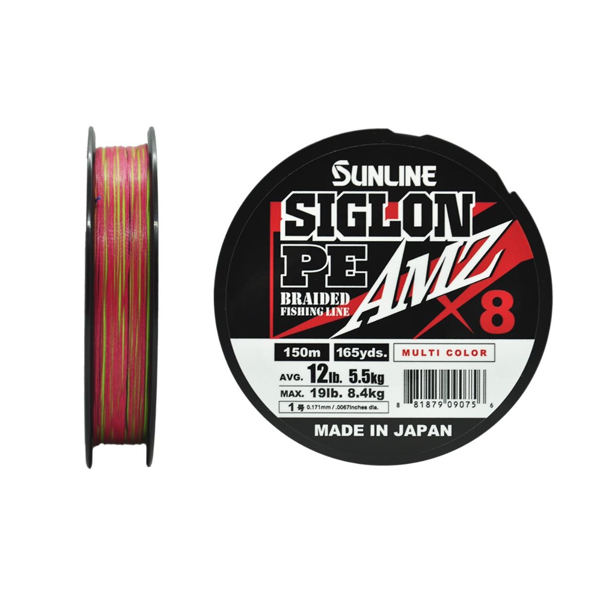 

Шнур Sunline SIGLON PEx8 AMZ 150M(5C) (Multi Color) #1/12LB, SIGLON PEx8 AMZ 150M(5C) #1/12LB