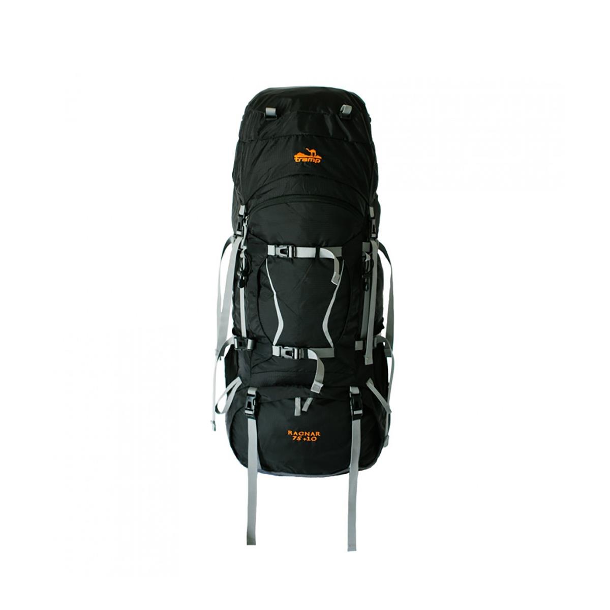 Рюкзак Ragnar 75+10 черный (TRP-044) Tramp рюкзак плюшевый на молнии с карманом 19х22 см микки маус