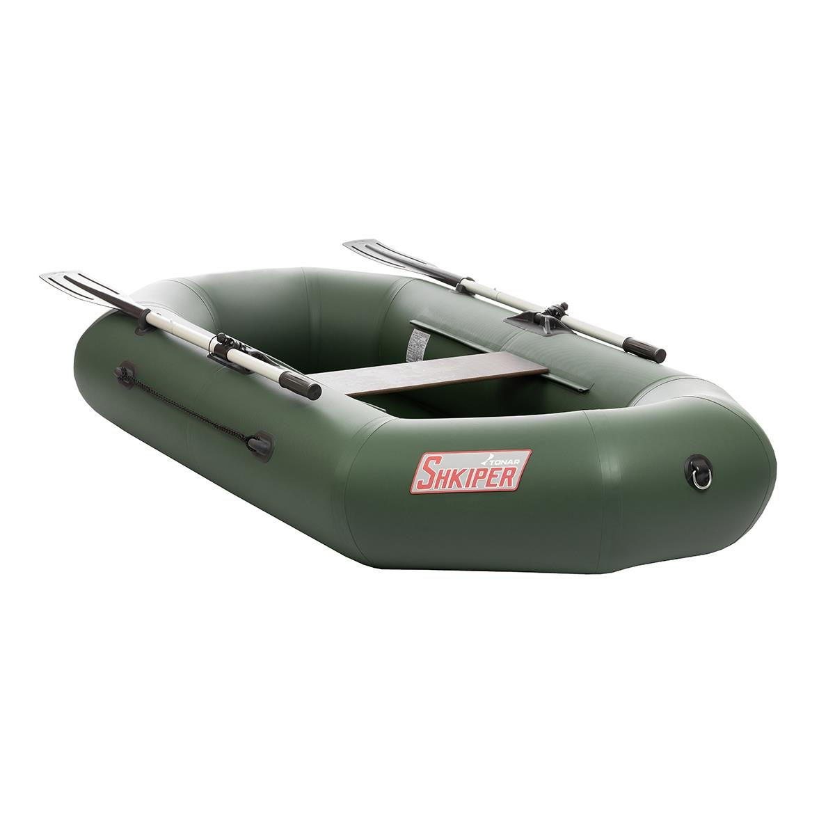Надувная лодка ПВХ Шкипер 220 (зеленый) Тонар кровать надувная
