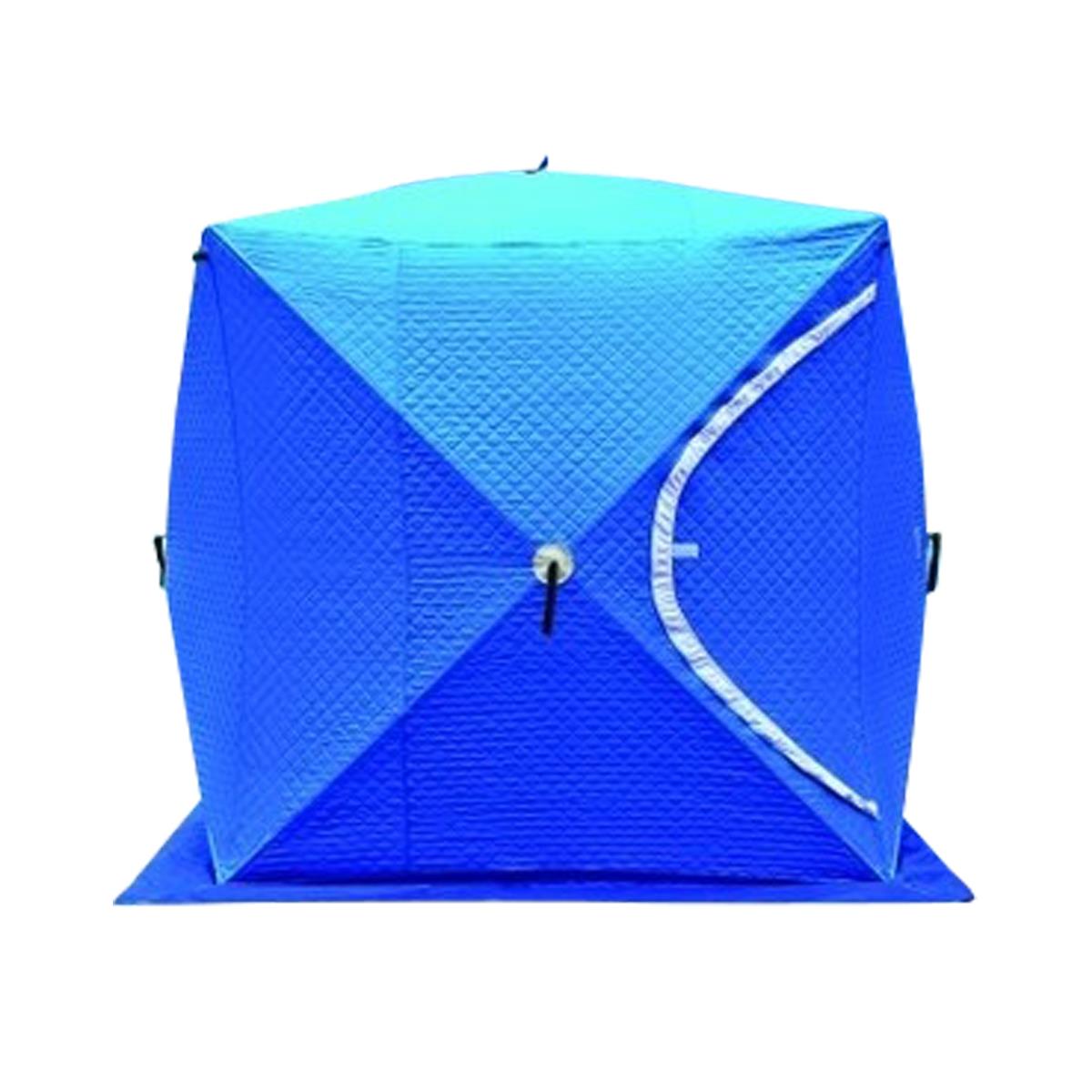 Палатка зимняя КУБ утепленный, синий 220*220*210см (2202) Улов waudog nylon ошейник с рисунком этно синий