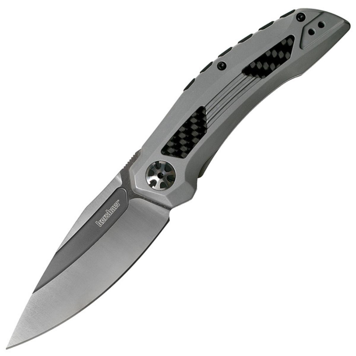 

Нож склад., рук-ть нержав.сталь/карбон, клинок D2, satin/PVD - K5510 Norad KERSHAW, K5510