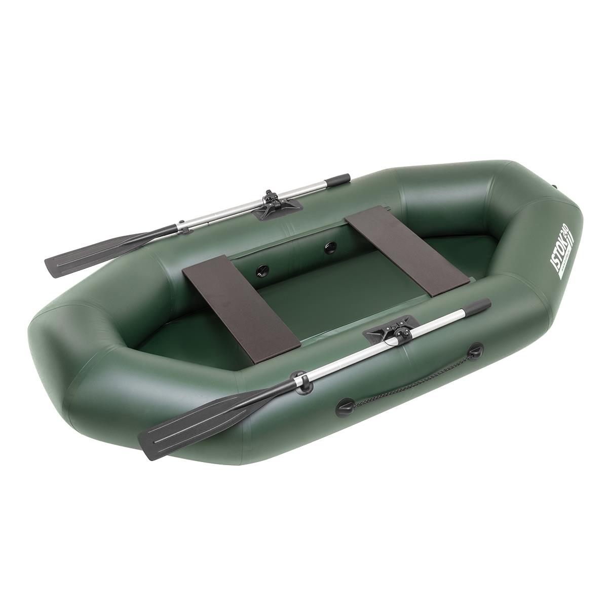 Лодка ISTOK 240 зеленый Тонар рюкзак для переноски кошек и собак
