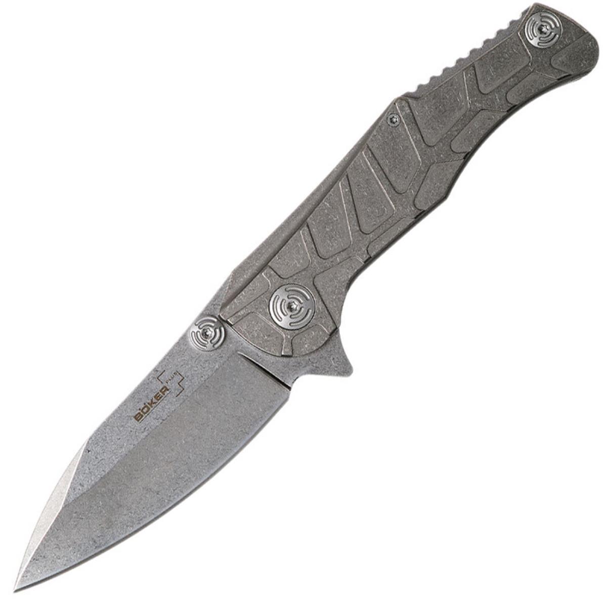 Нож  складной рукоять титановая, сталь 440C  BK01BO616  Dreed Boker нож складной b055 полуавтомат