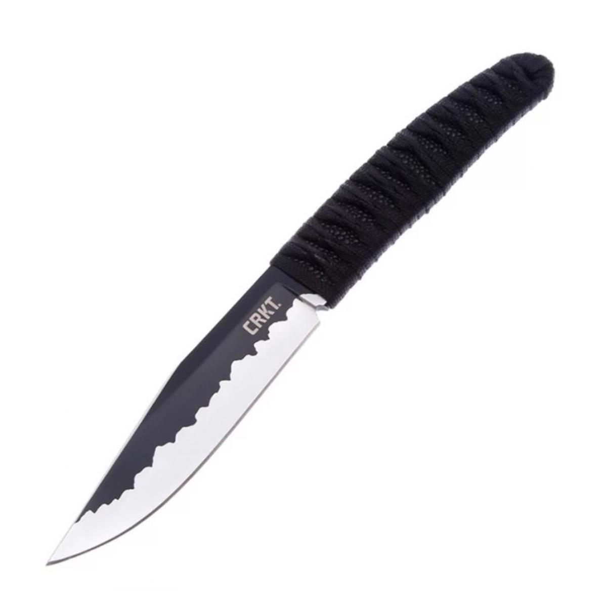 Нож Nishi с фикс. клинком, рук-ть паракорд, клинок 8Cr13MoV, пластик. ножны CRKT_2290