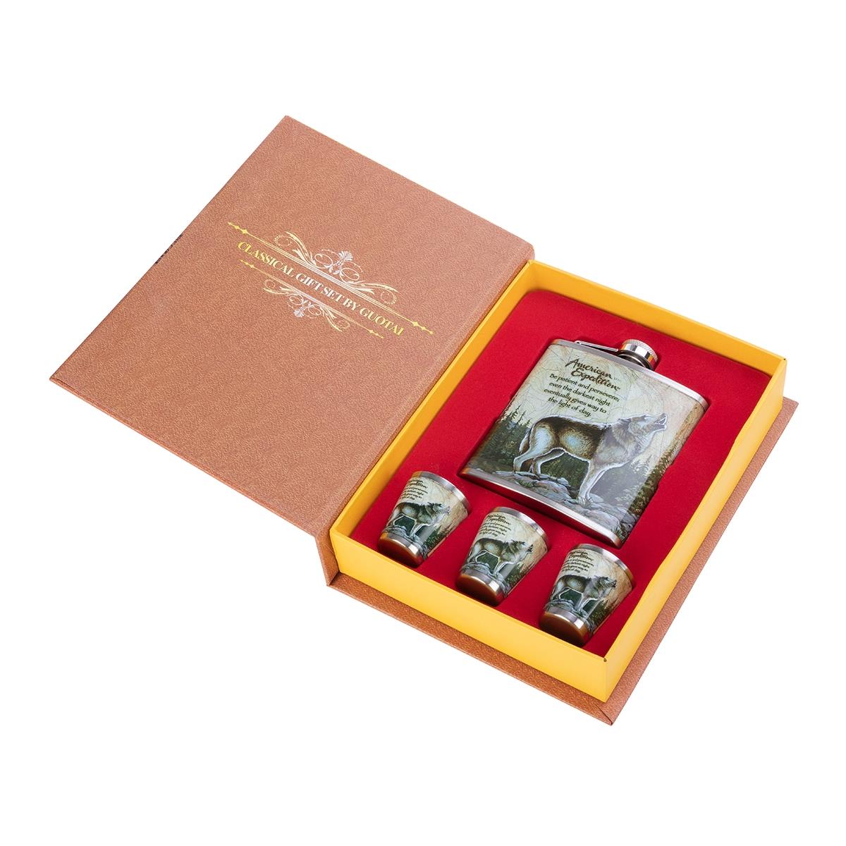Набор Волк (А01) Guotai дартс подарочный в коробке d 30 см