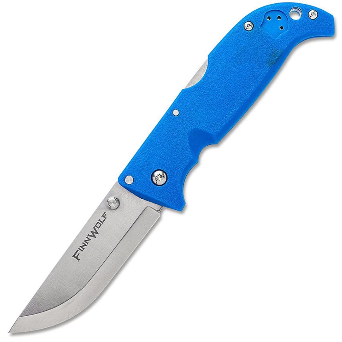 Нож складной 20NPG Finn Wolf Blue, рук-ть синий пластик, клинок AUS 8A Cold Steel прямые щипцы для коннекторов свечей накаливания av steel
