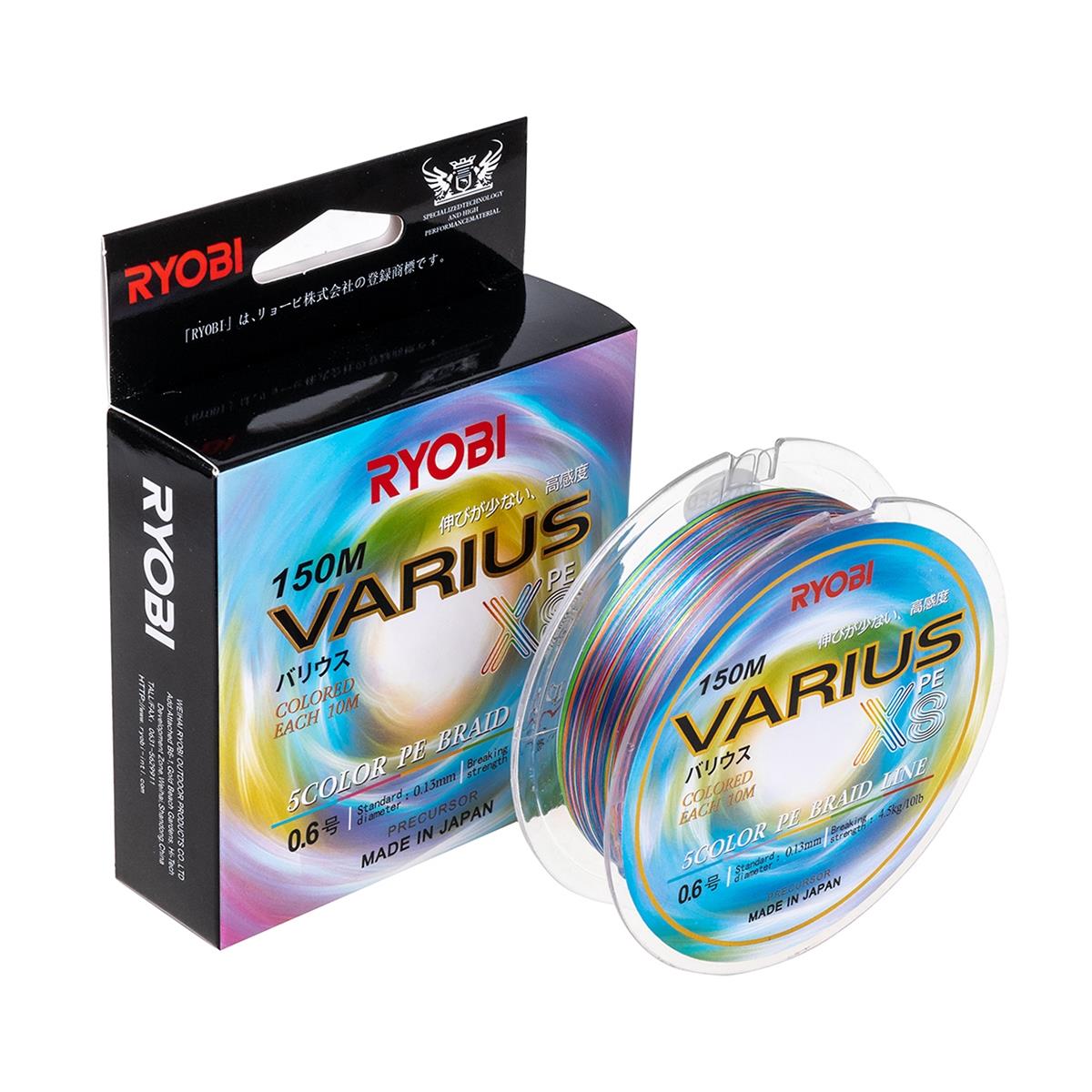 

Шнур VARIUS PE8X Multi Colour 150 м Ryobi