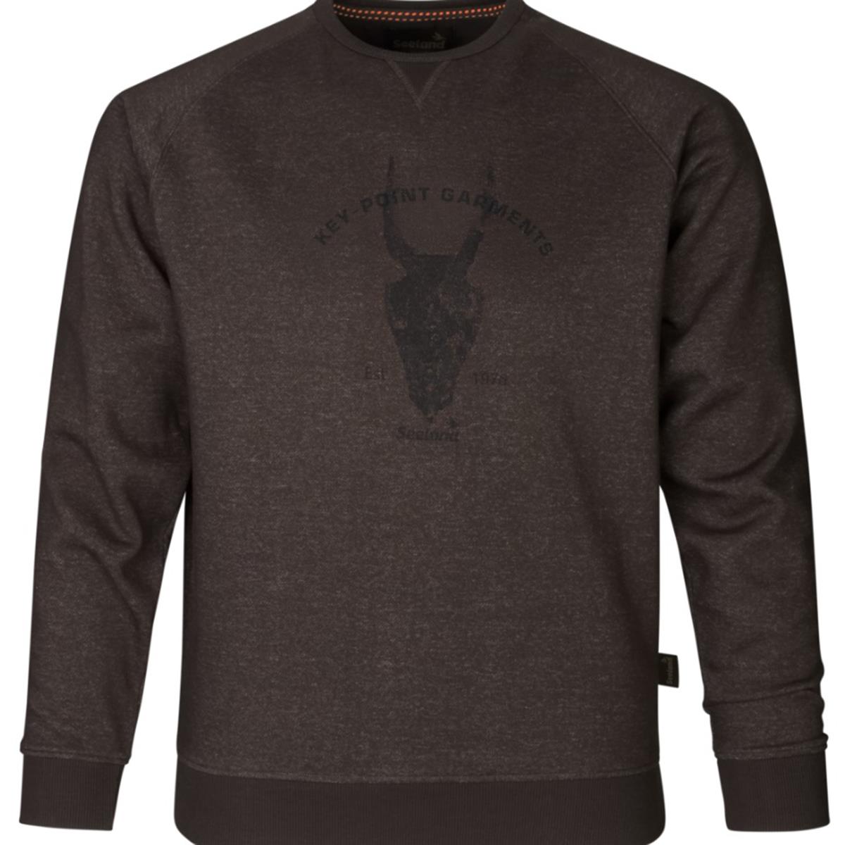 Свитер Key-Point Sweatshirt After dark melang SEELAND жен толстовка арт 17 0356 серый р 54