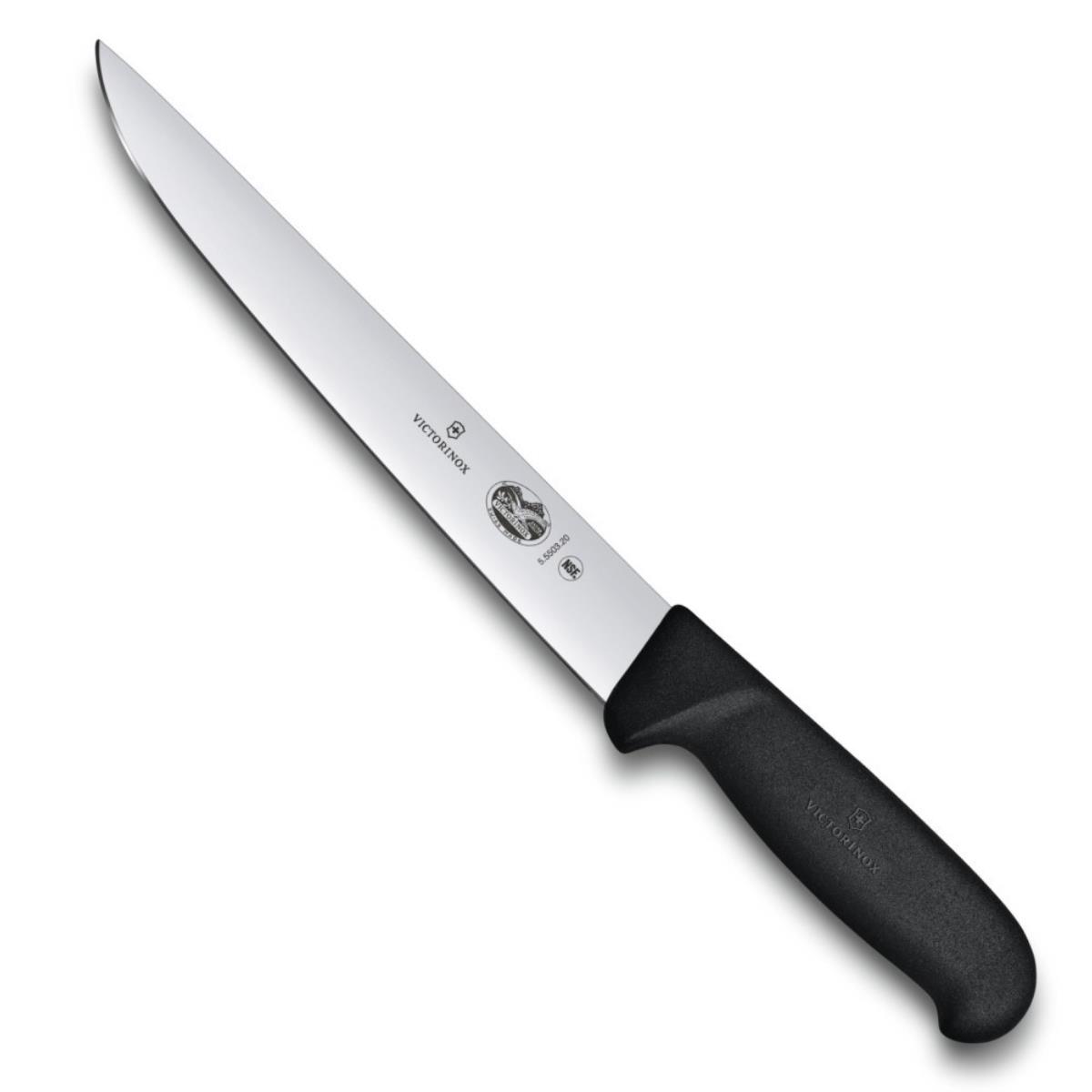 Нож 5.5503.20 жиловочный нож, прямое лезвие VICTORINOX сегментированное лезвие зубр